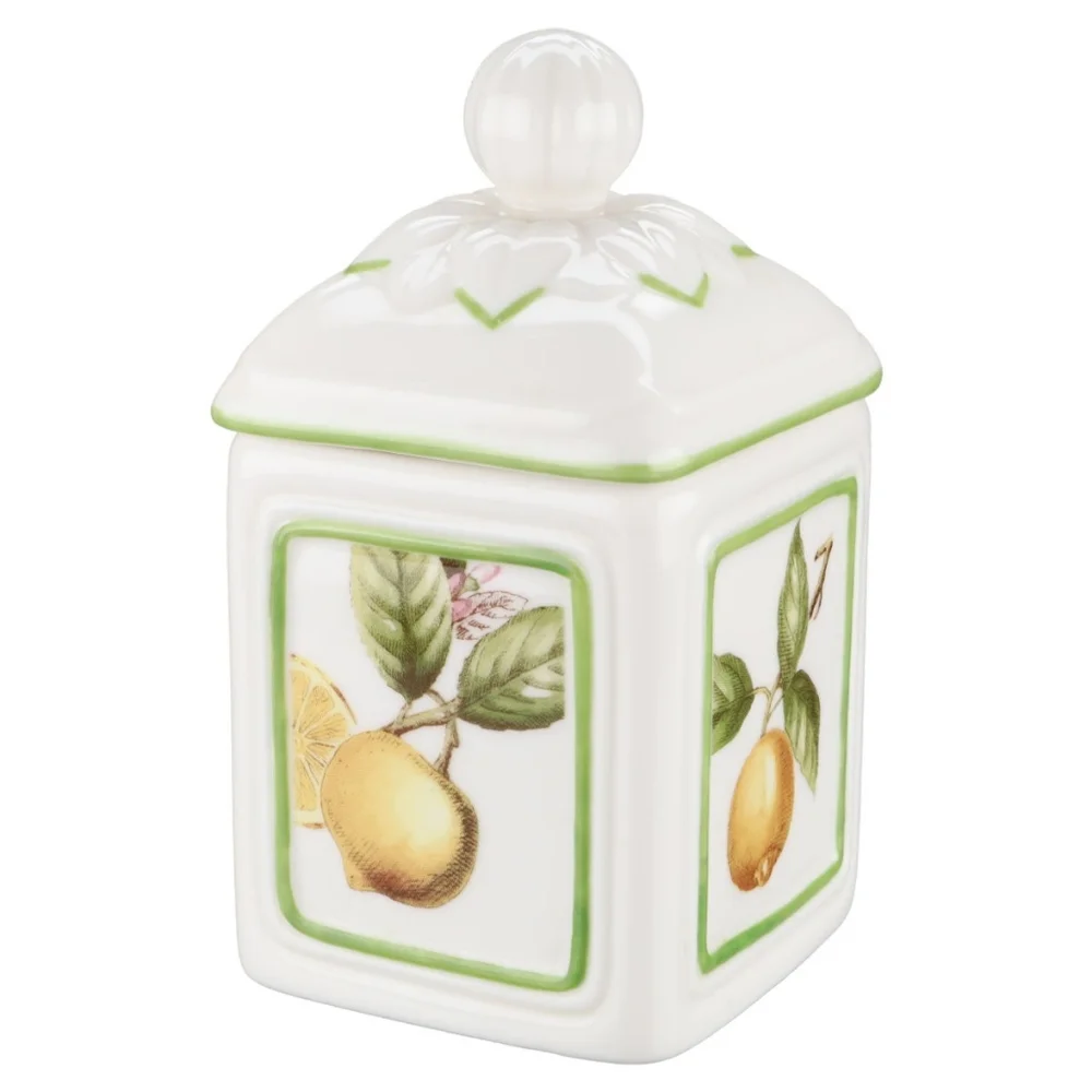 Cascara Charm by Villeroy & Boch Ceramic Pot Jam Jars Set & Tray - Picture 4 of 16